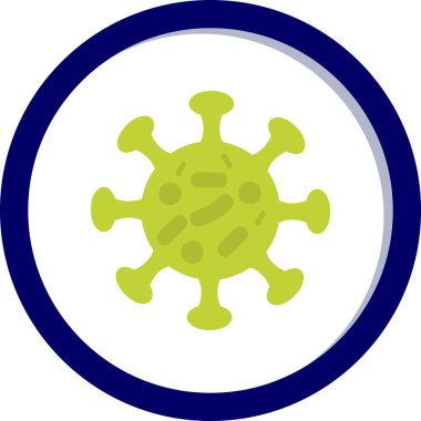 Virüs ikonu vektör illüstrasyonu 