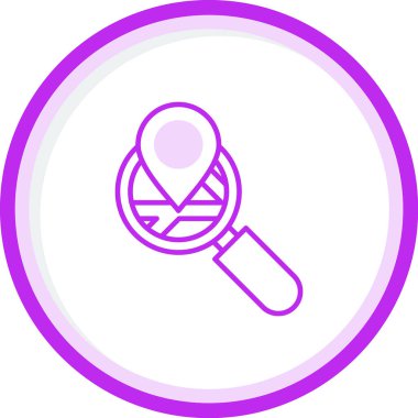 Harita işaretleyici simgesi, konum vektör illüstrasyonu 