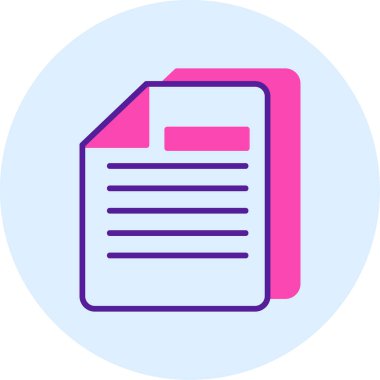 dokümanlar web simgesi vektör illüstrasyonu