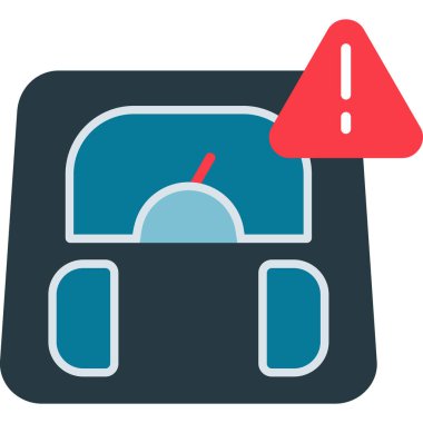 Obezite. Web simgesi basit tasarım   