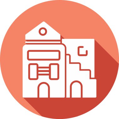 vektör evi oluşturma simgesi, modern tasarım illüstrasyonu 