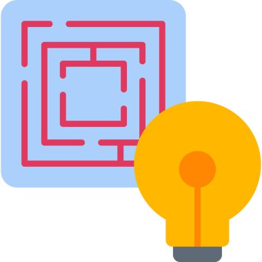 Modern simgenin Problem Çözümünün vektör çizimi      