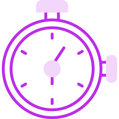 Zamanlayıcı simgesi, vektör illüstrasyonu 