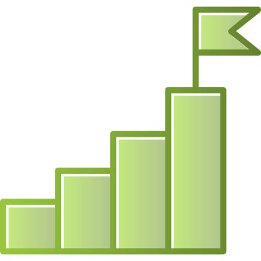 Grafik simgesi vektör illüstrasyonuna ulaşılıyor