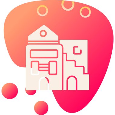 vektör evi oluşturma simgesi, modern tasarım illüstrasyonu 