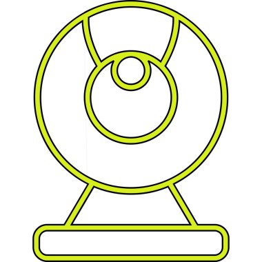 Web kamera simge vektör çizim