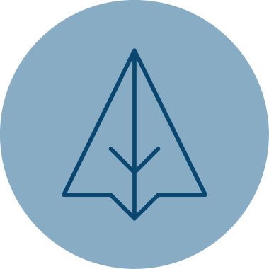 düzlem web simgesi vektör çizimi