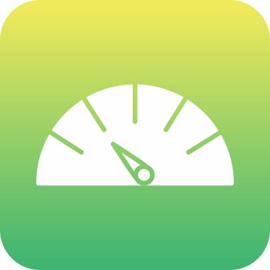 Hız göstergesinin vektör illüstrasyonu 