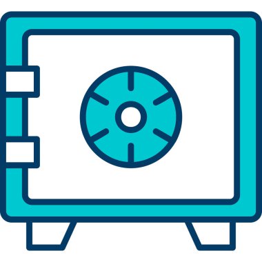 güvenli simge vektör illüstrasyonu 