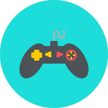 oyun Denetleyici vektör düz simgesi