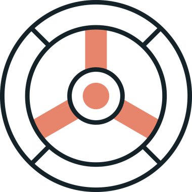 lastik simgesi vektör illüstrasyonu 