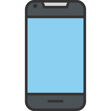 Smartphone web simgesi, vektör çizim 