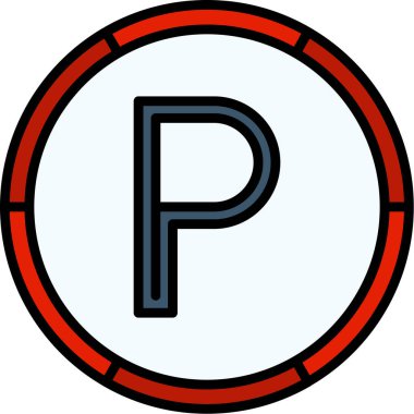 Web simgesi Otopark, illüstrasyon vektör