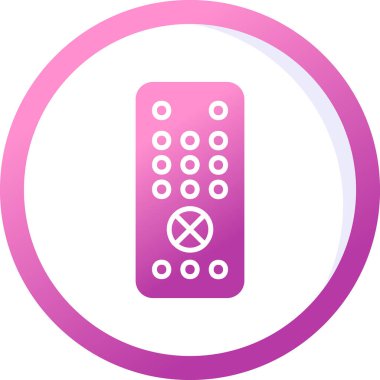 Uzaktan kumanda simge vektör çizim