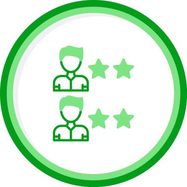 puan simgesi, vektör illüstrasyonu 