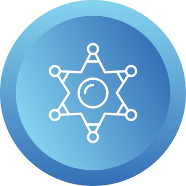 Yıldız web simge vektör çizim 