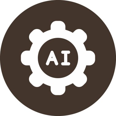 Ai Ayarları web simgesi, vektör illüstrasyonu 