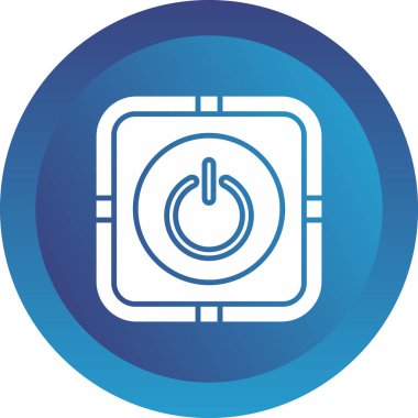 güç düğmesi vektör illüstrasyonu 