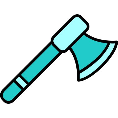 Balta ağ simgesi, vektör illüstrasyonu 