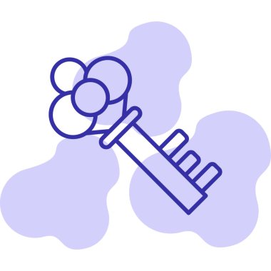 Anahtar. Web simgesi basit illüstrasyon 