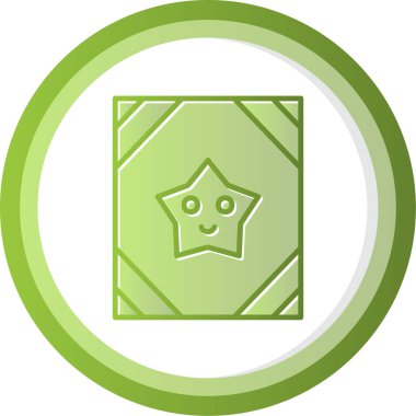 Poster ağ simgesi, vektör illüstrasyonu