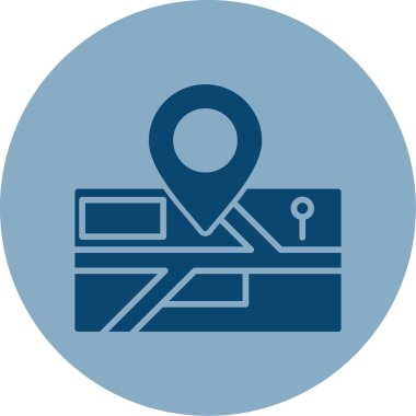 konum. Web simgesi basit illüstrasyon 