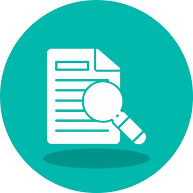 Yazılı kayıtlar ve büyüteçle filoloji kavramı, düz stil vektör illüstrasyonu