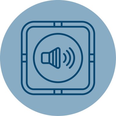 Ses Web simgesi, vektör çizim