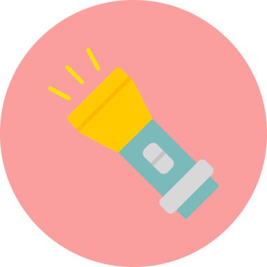 el feneri. Web simgesi basit illüstrasyon