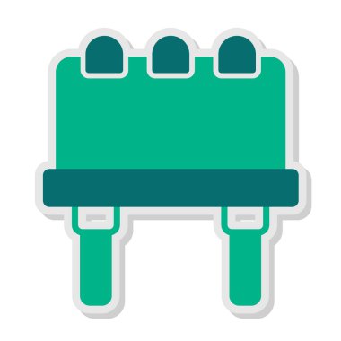 Billboard web simgesi, vektör çizim 