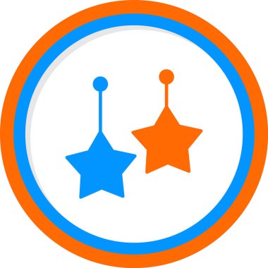 Yıldız web simge vektör çizim 