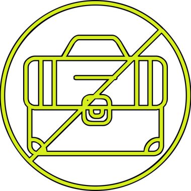 İşsizlik simgesi, vektör illüstrasyonu 