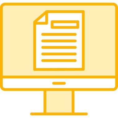 Çevrimiçi Test Ağı simgesi, vektör illüstrasyonu