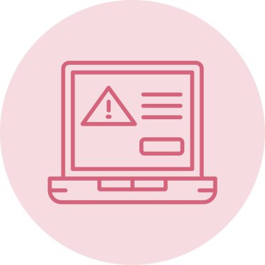 uyarı simgesi vektör illüstrasyonu