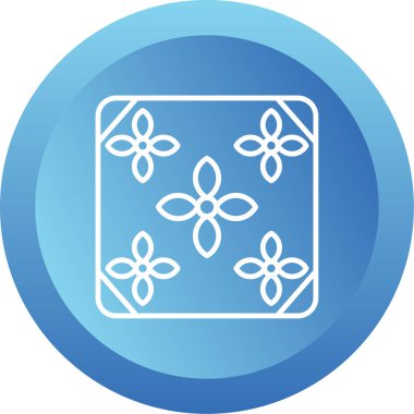 Döşeme. Web simgesi basit illüstrasyon