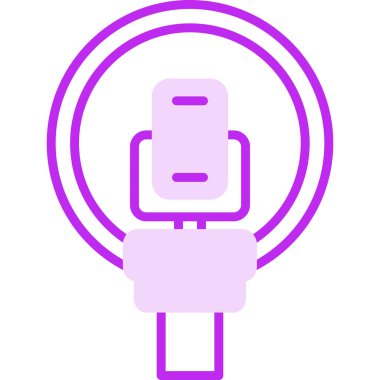 kablosuz şarj simgesi, vektör illüstrasyonu basit tasarım