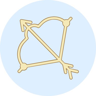 Viking yayı. Web simgesi basit tasarım