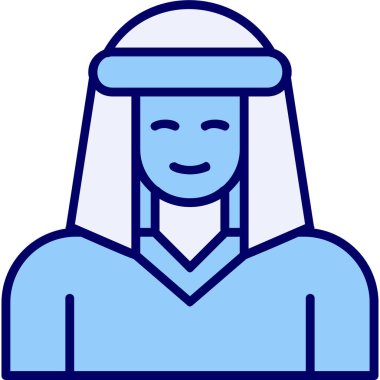 Bedevi web simgesi, vektör illüstrasyonu 