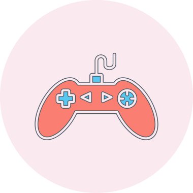 oyun Denetleyici vektör düz simgesi