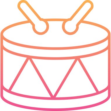 Web simgesi davul, illüstrasyon vektör 