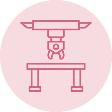 robot kolu web simgesi vektörü