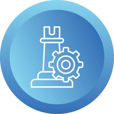 Strateji Simgesi Vektör illüstrasyonu 