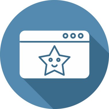 Web tasarım simgesi, vektör illüstrasyonu basit tasarım