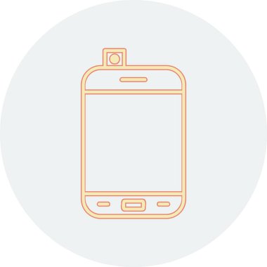 Smartphone web simgesi, vektör çizim 