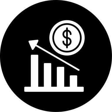 Ekonomi simgesi modern basit illüstrasyon 