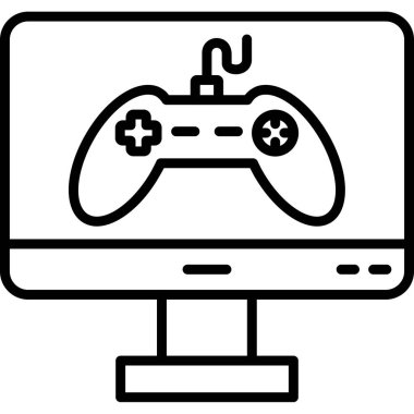 oyun simge vektör çizim 