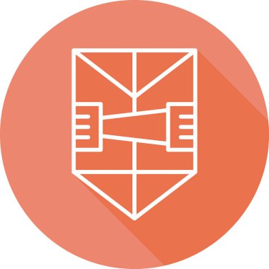 Prizma. Web simgesi basit illüstrasyon                 