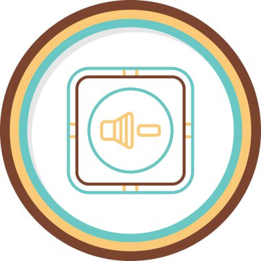 Cilt Aşağı simge, vektör illüstrasyon basit tasarım