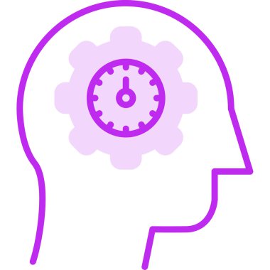 öz farkındalık simgesi, vektör illüstrasyonu basit tasarım