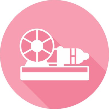 Vektör illüstrasyonu, Motor simgesi biçimi         